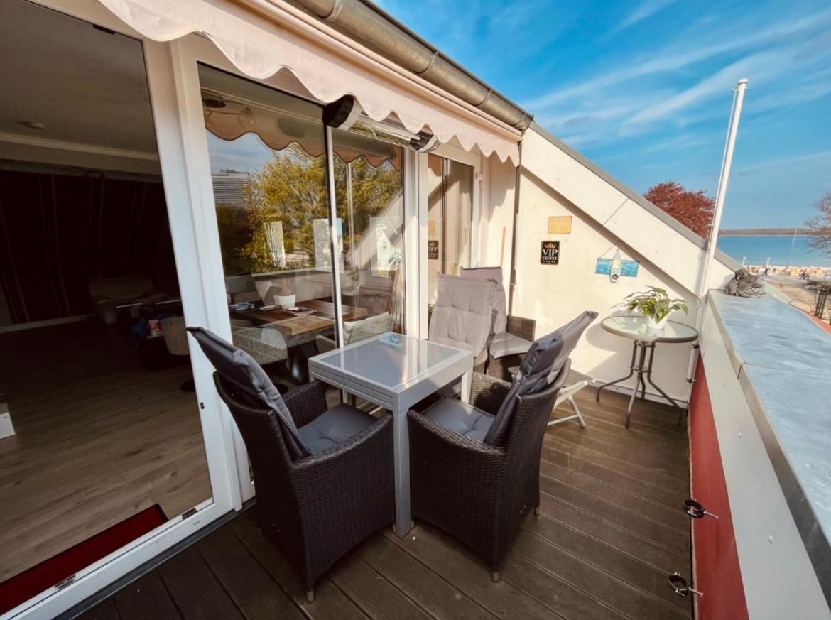 3Sz Penthaus Luna Am Sandstrand Mit Meerblick & Balkon Любек Экстерьер фото