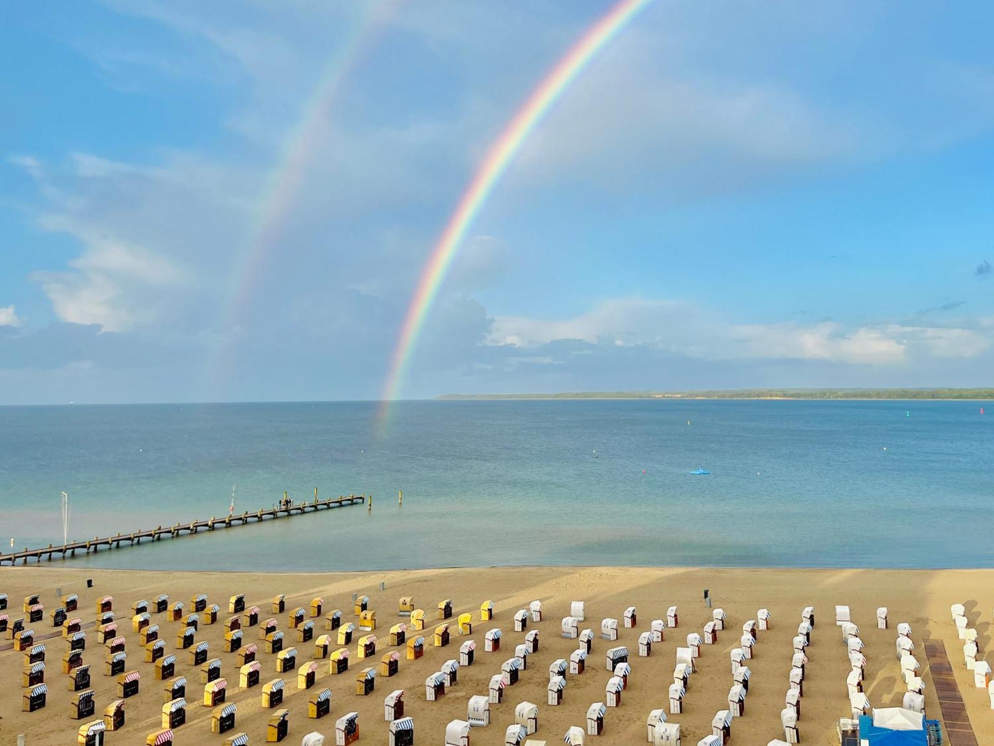 3Sz Penthaus Luna Am Sandstrand Mit Meerblick & Balkon Любек Экстерьер фото